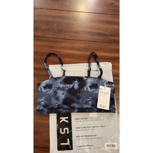 LSKD Inspire Bra Midnight Tie Dye  Sports Bra Large WABR00645P NEW NWT